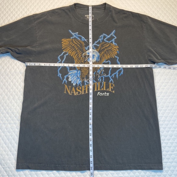 Nashville Forts XXL Charcoal Gray T Shirt. - Picture 5 of 8